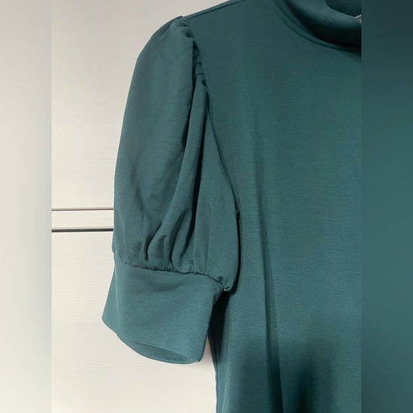 Ann Taylor Puff Sleeve Mockneck Top - Picture 6 of 7